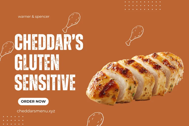 Cheddars Gluten Free Menu