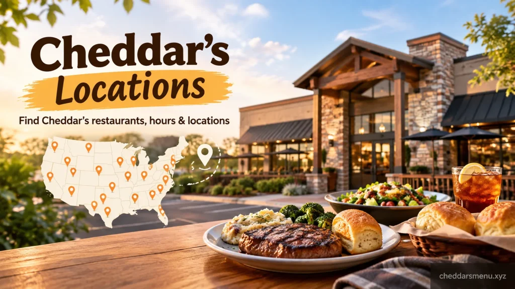 Cheddar’s Locations and Comfort Food